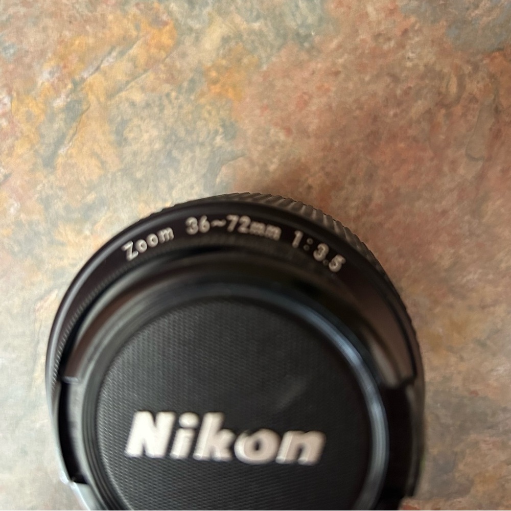 NIKON LENS ZOOM 36~72 1:3.5 PLUS NIKON CASE EUC 📷 - Picture 4 of 11